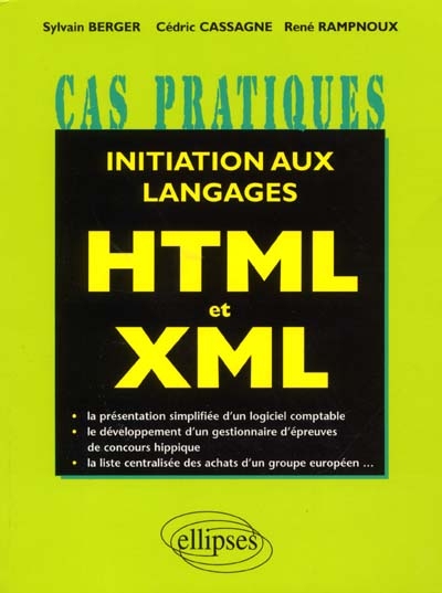 Initiation aux langages HTML et XML