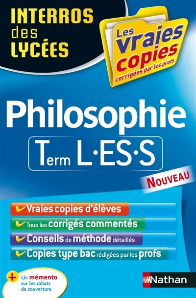 Philosophie terminale L, ES, S