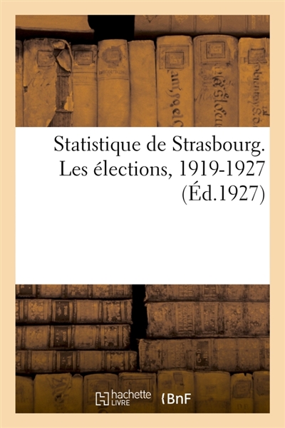 Statistique de Strasbourg....