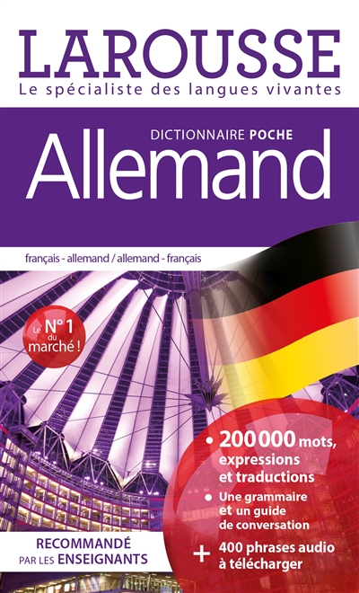 Allemand : dictionnaire poche : français-allemand, allemand-français