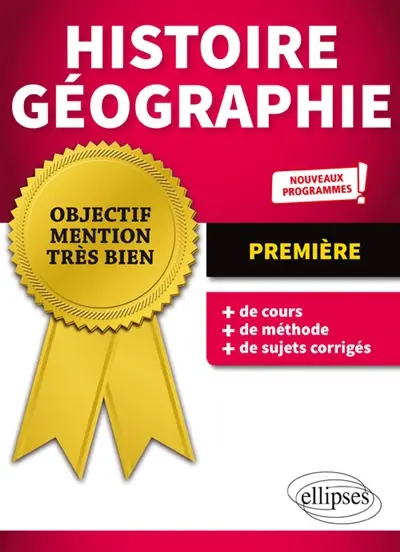 Histoire géographie première : nouveaux programmes