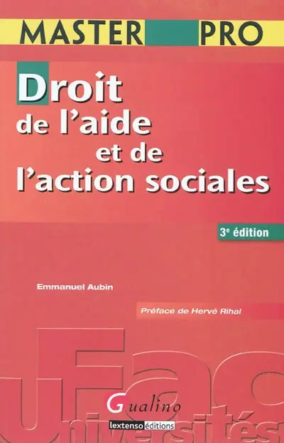 Droit de l'aide et de l'action sociales