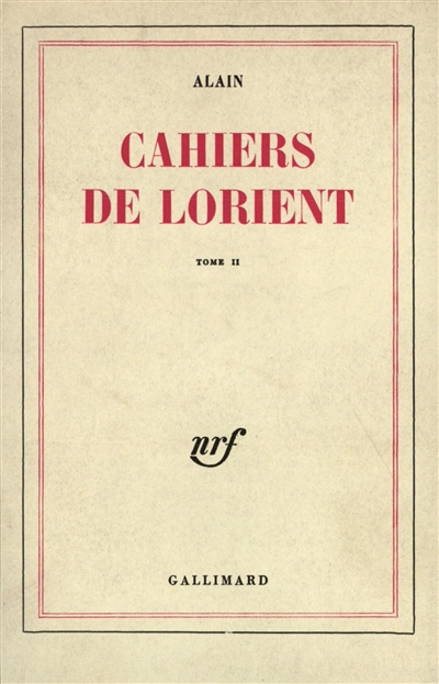 Cahiers de Lorient