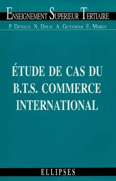 Etude de cas du BTS commerce international