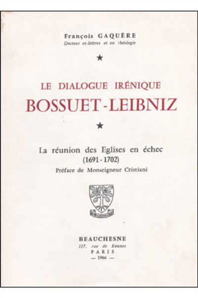 Bossuet-Leibniz : La...