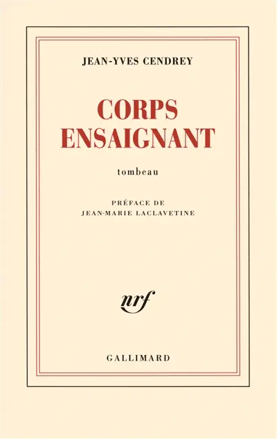 Corps ensaignant : tombeau