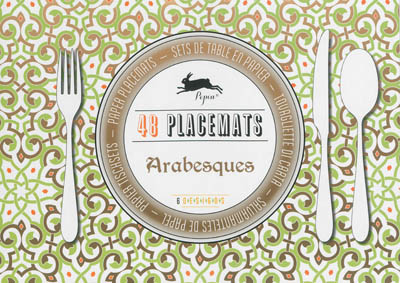 Arabesques : 48 placemats : 6 designs