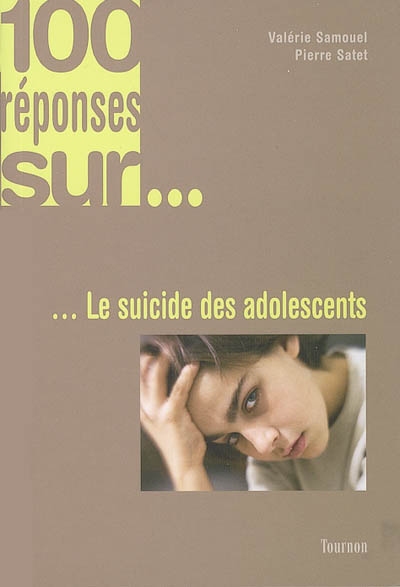 Le suicide des adolescents