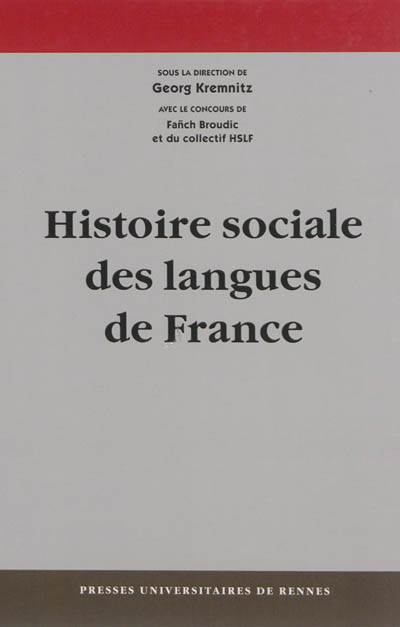 Histoire sociale des langues de France