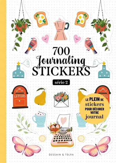 700 journaling stickers : série 2