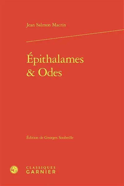 Epithalames & odes