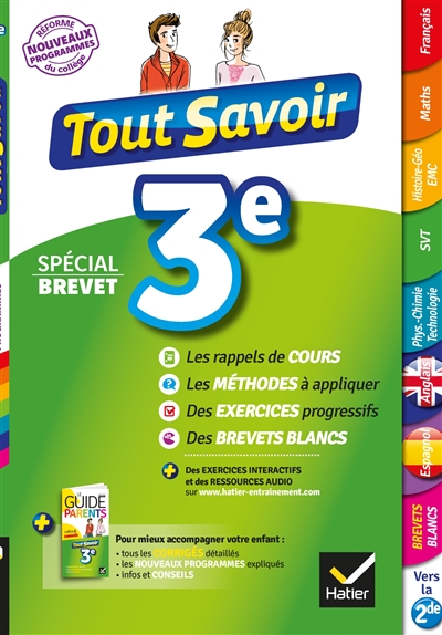 Tout savoir 3e : spécial...