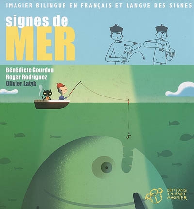 Signes de mer : imagier bilingue en français et langue des signes