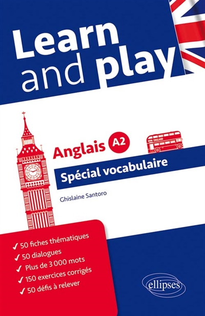 Learn and play : spécial vocabulaire anglais : niveau A2