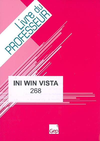 Ini Win Vista : livre du professeur