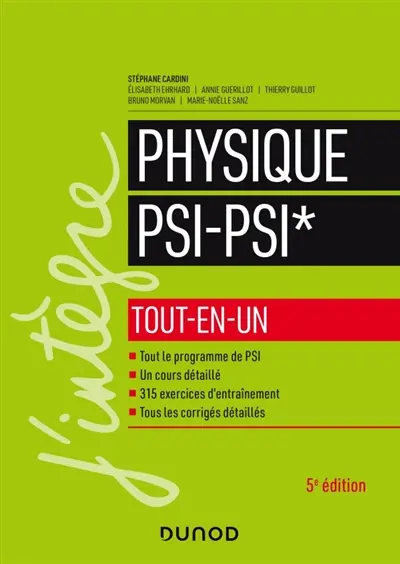 Physique PSI, PSI* : tout-en-un