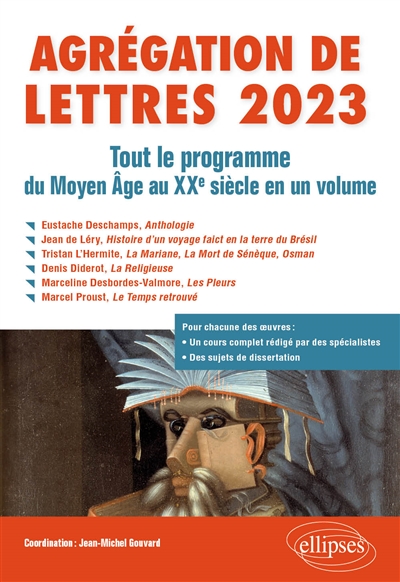 Agrégation de lettres 2023 : tout le programme du Moyen Age au XXe siècle en un volume