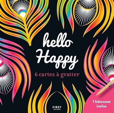 Hello happy : 6 cartes à gratter