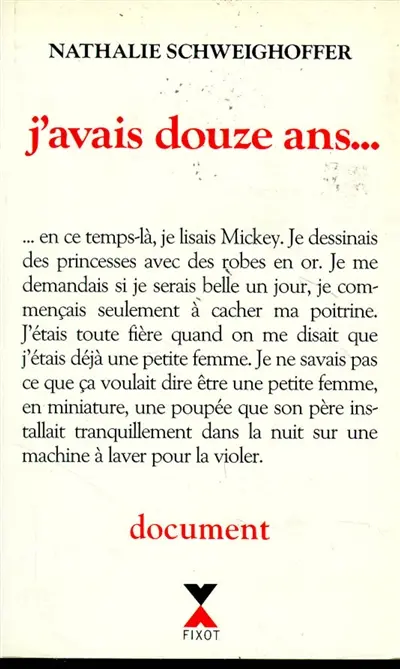 J'avais douze ans : document