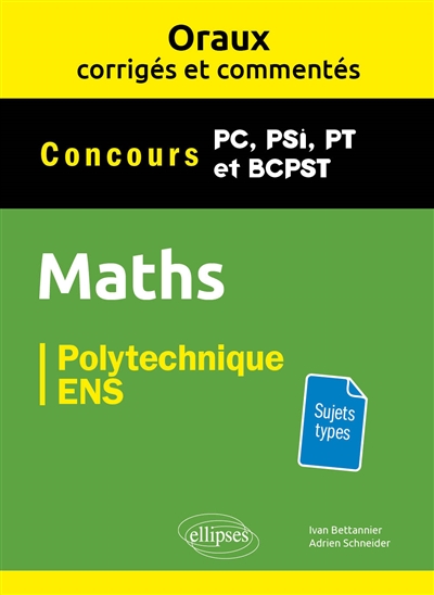 Maths concours PC, PSi, PT...
