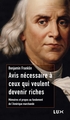 Avis nécessaire à ceux qui...