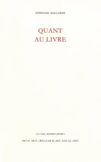 Le livre, instrument spirituel