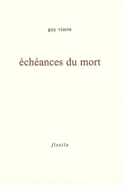 Echéances du mort. Bâillon clair