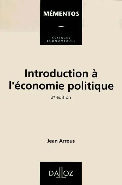 Introduction à l'économie politique