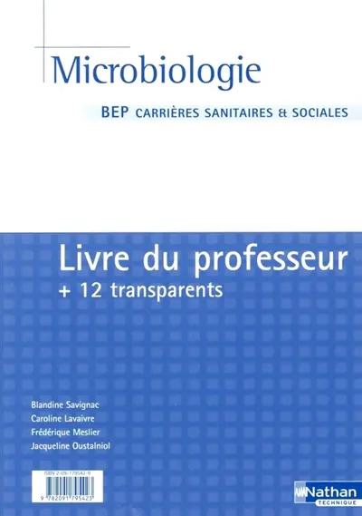Microbiologie BEP : BEP carrières sanitaires et sociales