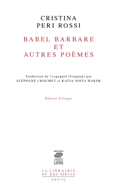 Babel barbare : et autres poèmes