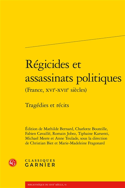 Régicides et assassinats...
