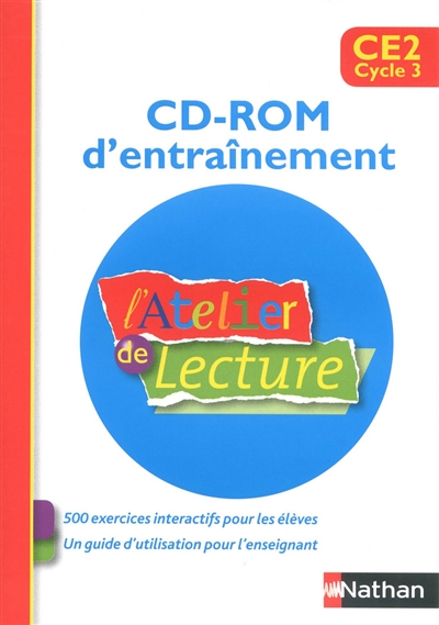 L'atelier de lecture CE2 : CD-ROM d'entraînement