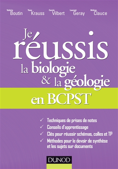 Je réussis la biologie et...
