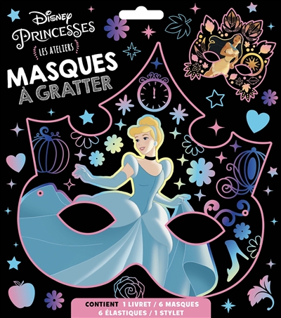 Disney princesses : masques à gratter