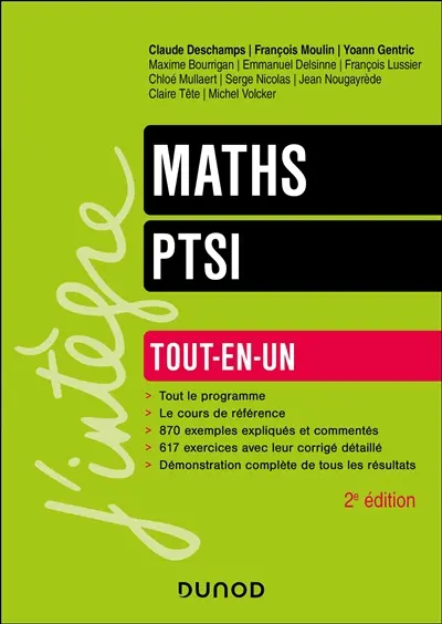 Maths PTSI : tout-en-un