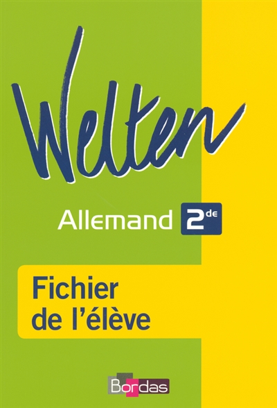 Welten 2de : fichier