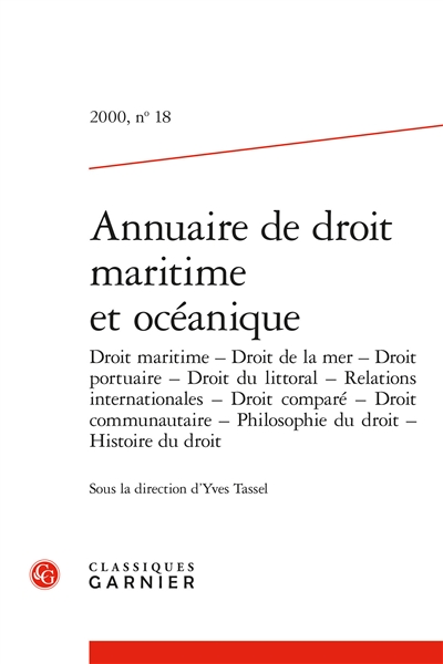 Annuaire de droit maritime...