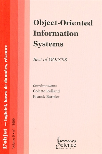 Objet (L'), n° 5. Object-oriented information systems : best of OOIS '98