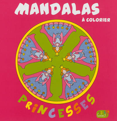 Mandalas à colorier : princesses