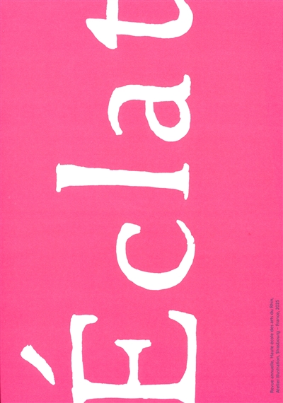 Eclat, n° 5
