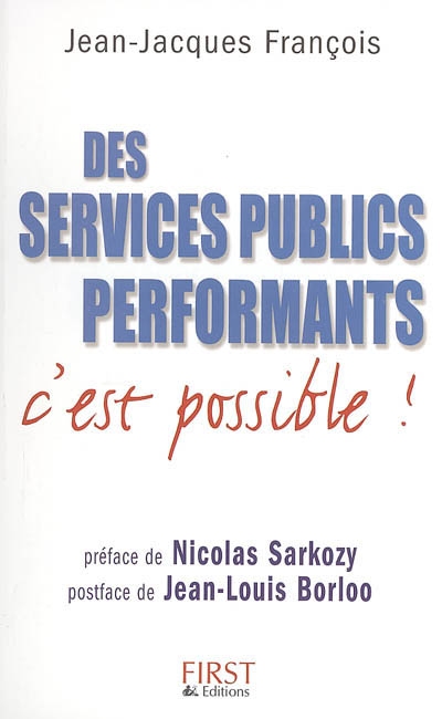 Des services publics performants : c'est possible !