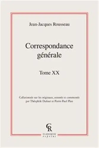 Correspondance générale. Vol. 20