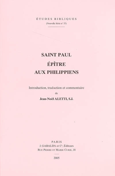 Saint Paul, Epître aux Philippiens