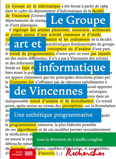 Le Groupe art et informatique de Vincennes : une esthétique programmative