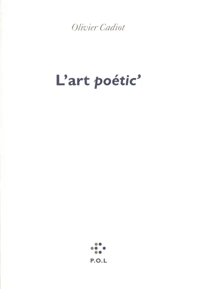 L'art poétic