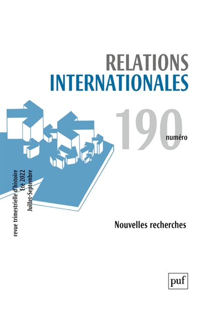 Relations internationales, n° 190