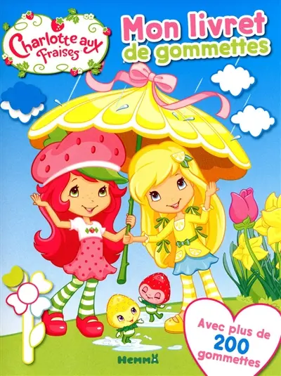 Charlotte aux fraises, mon livret de gommettes