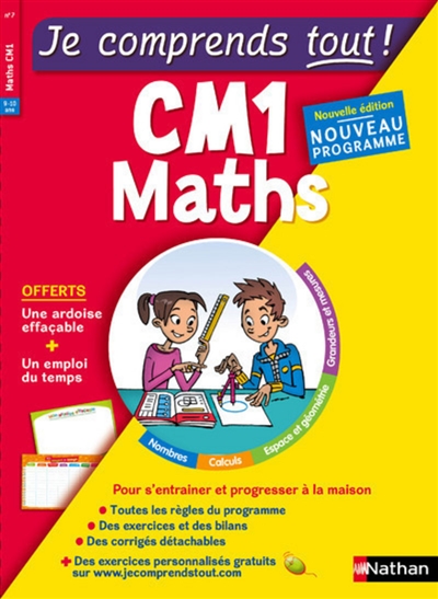 Je comprends tout, mathématiques CM1, 9-10 ans : nouveau programme