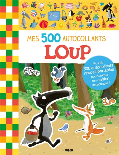 loup : mes 500 autocollants