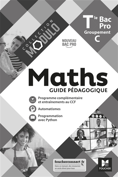Maths terminale bac pro, groupement C : guide pédagogique : nouveau bac pro